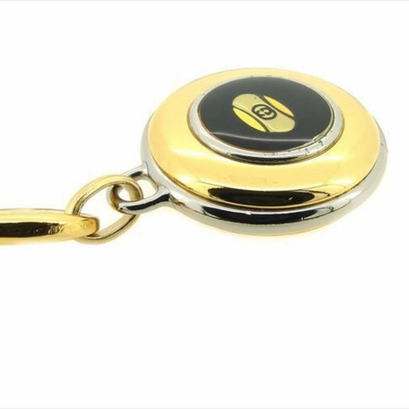 Authentic Gucci key ring Key holder G logos Gold Silver Woman - Picture 7 of 7